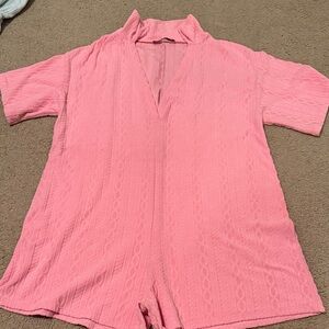 Pink Women's Jumpsuit